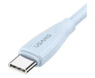 USAMS Kabel Green Series SJ714 18W 3A USB-A do USB-C 1m niebieski - 1568992 - zdjęcie 4